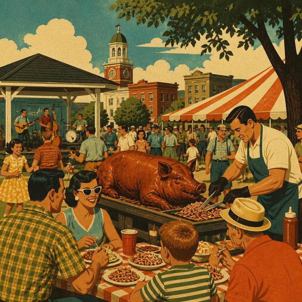 Cover art for Where Emporia Turned Pork Into a Gathering