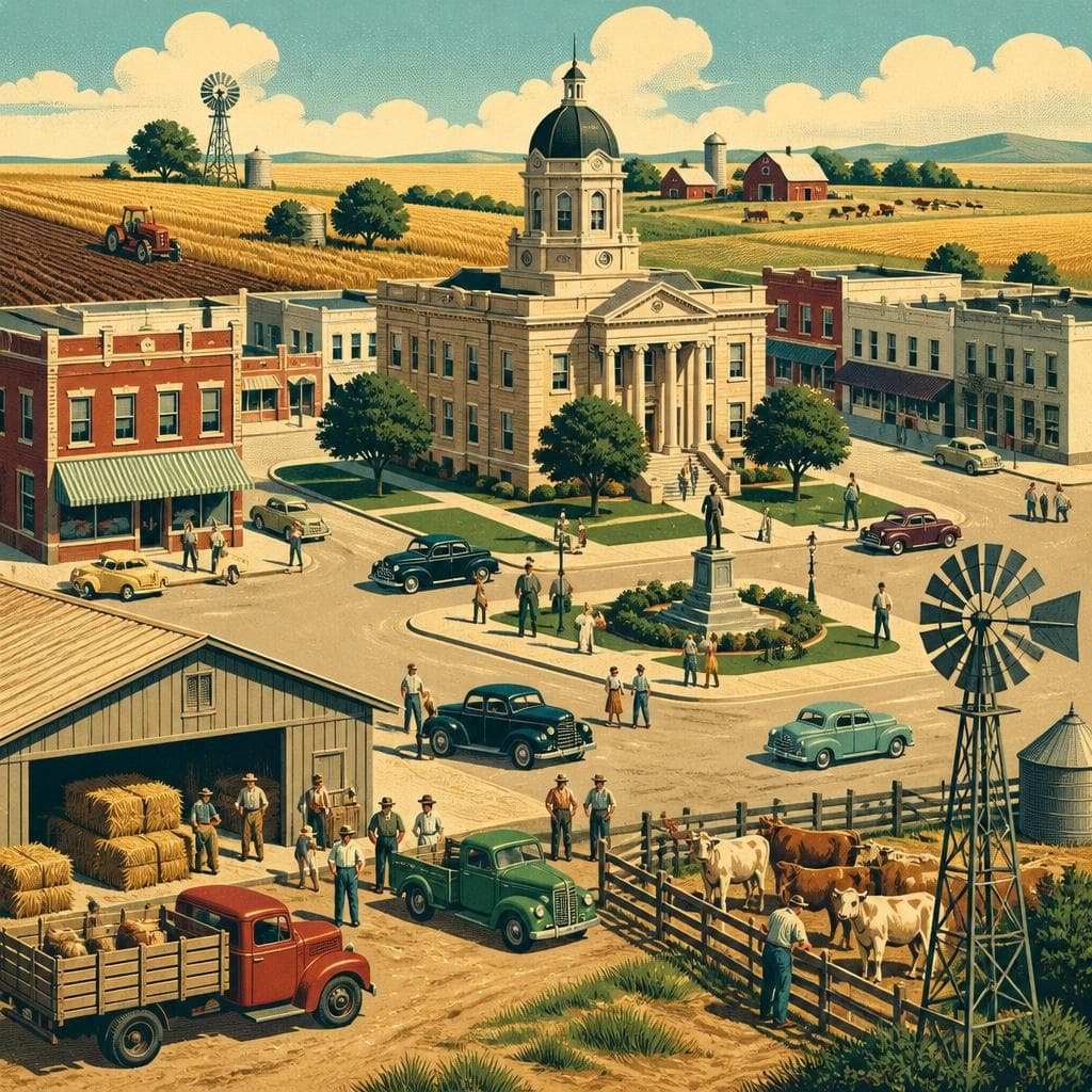 Cover art for Where Washita County Came to Town