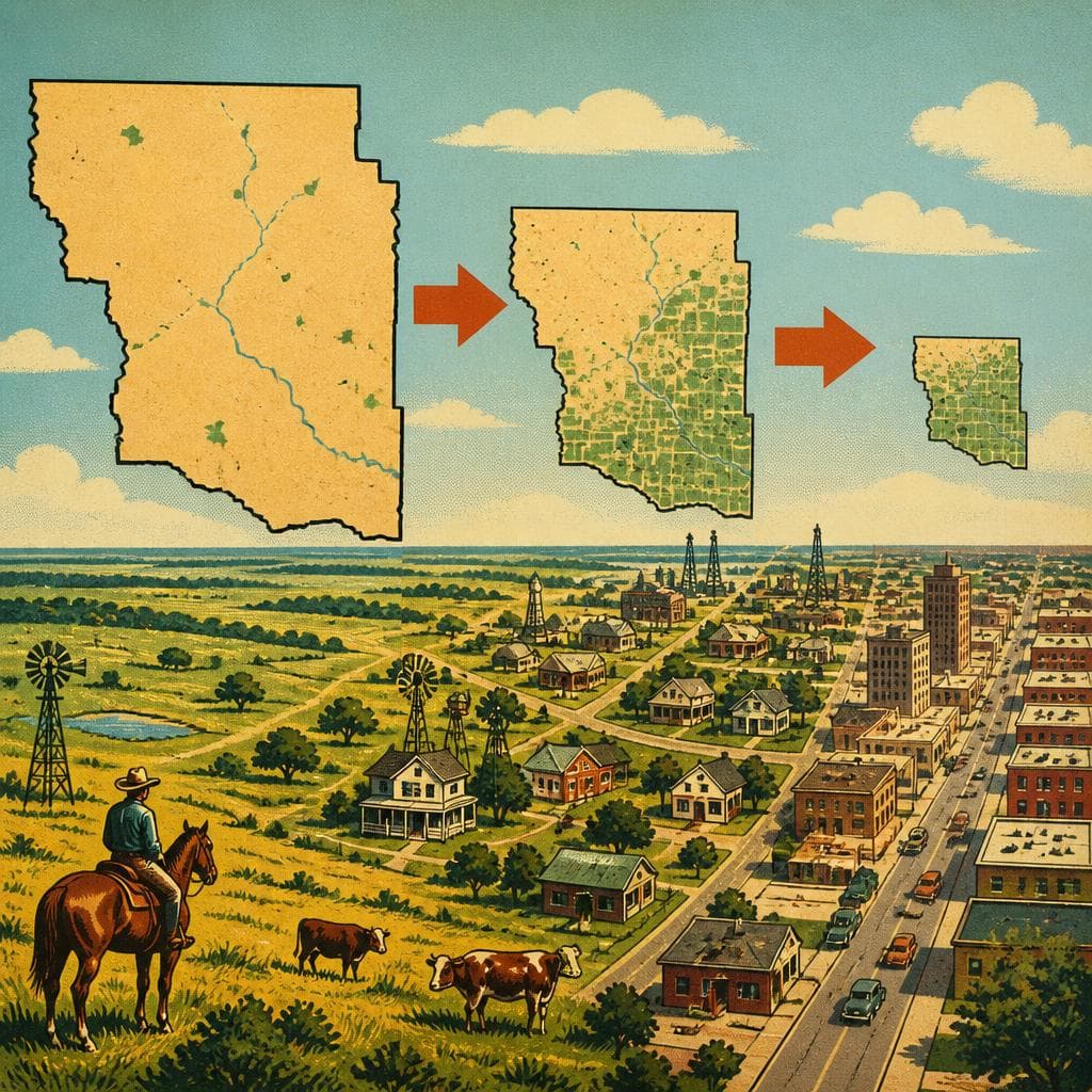 Cover art for The County That Kept Getting Smaller