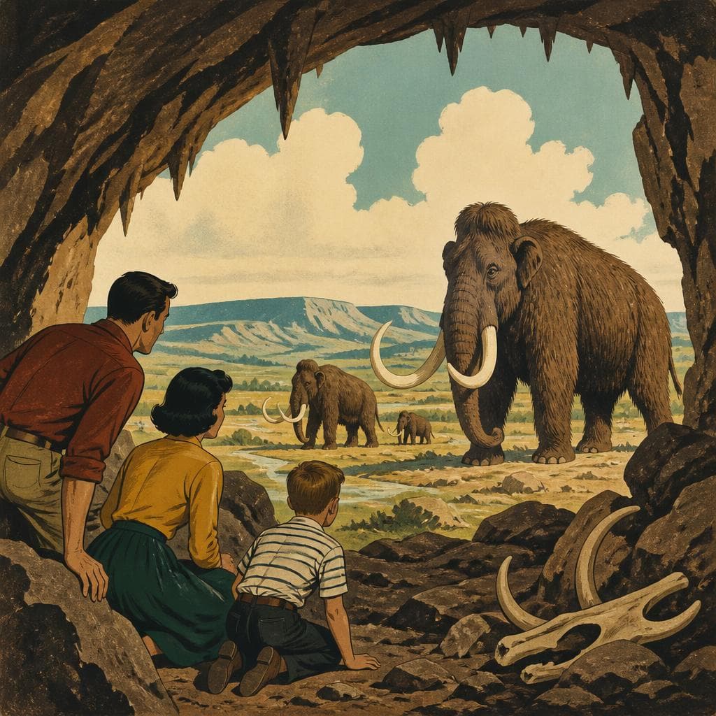 Cover art for Before the Freeway, Mammoths