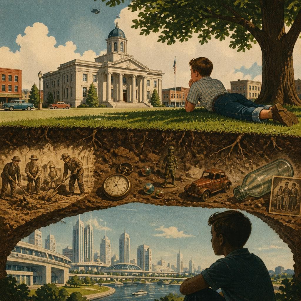 Cover art for Fifty Years Beneath the Courthouse Lawn