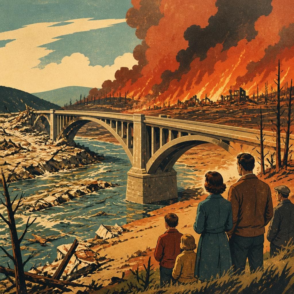 Cover art for Where the Flood Stopped and the Fire Began