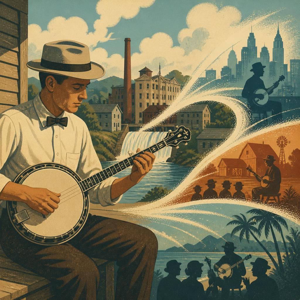 Cover art for Charlie Poole’s Mill-Town Beat