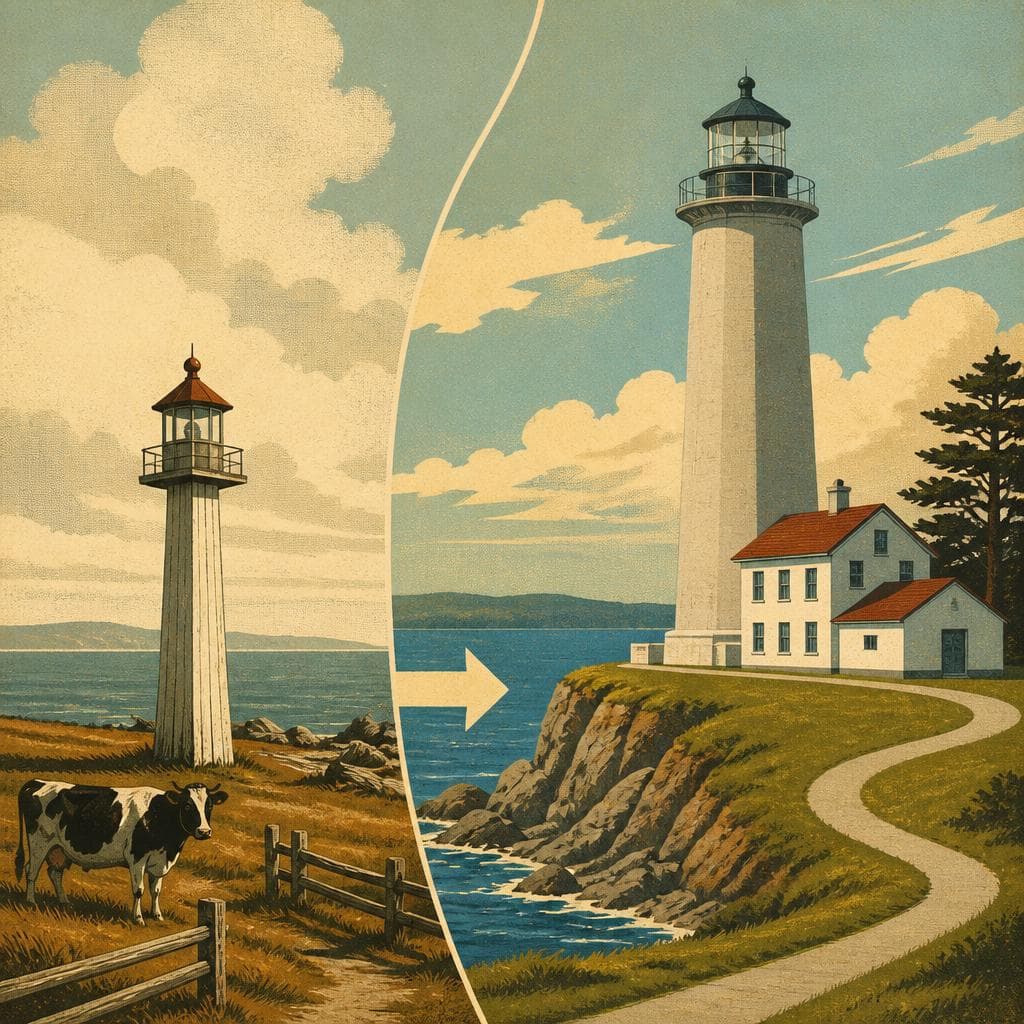 Cover art for When a Post Light Became a Lighthouse