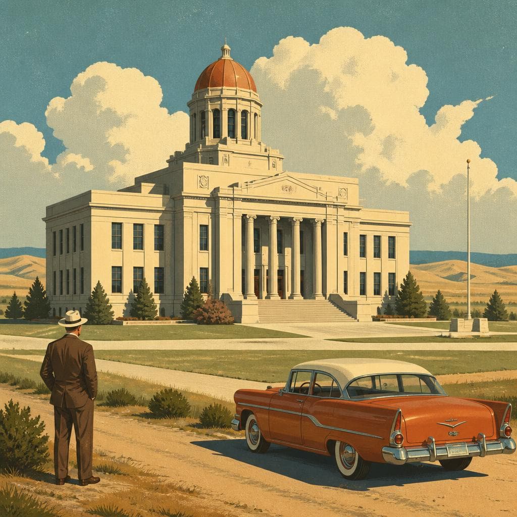 Cover art for A Courthouse Big Enough for the Sandhills