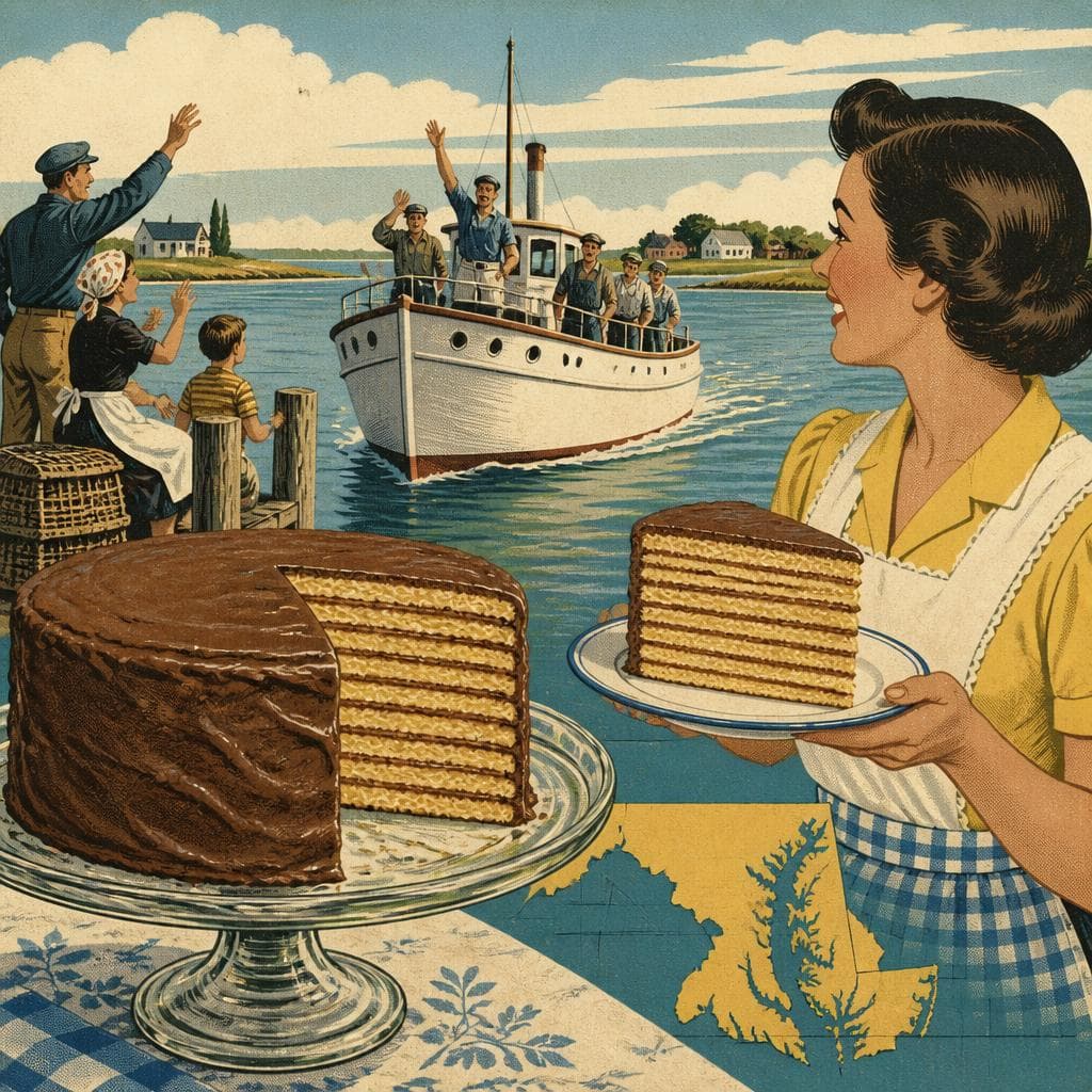 Cover art for The Cake That Carried Smith Island Ashore