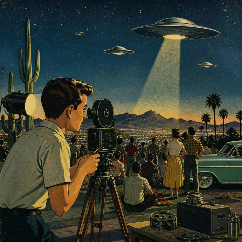 Cover art for Before the Blockbusters, a Phoenix Night of UFOs