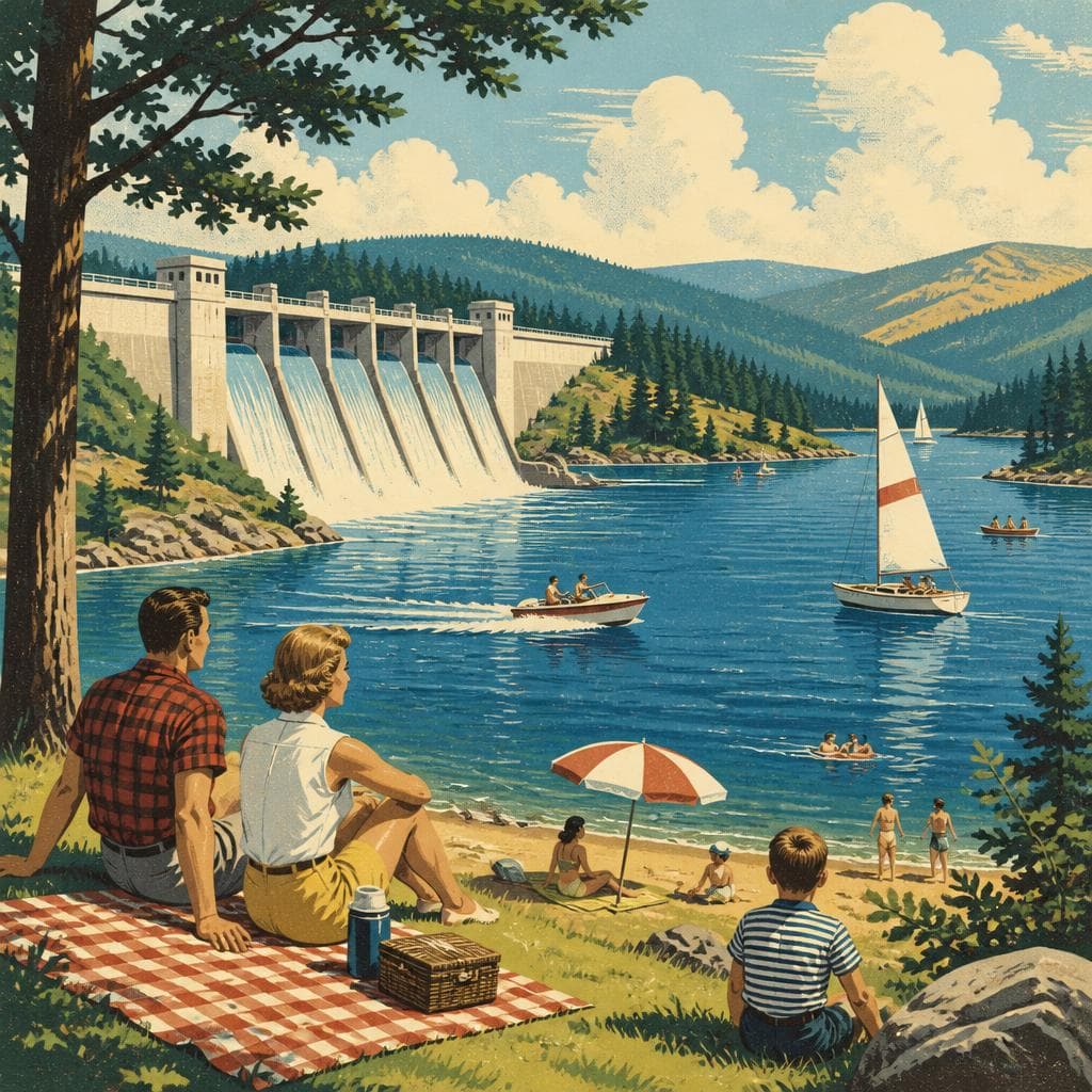 Cover art for Where a Working Dam Became a Lake People Love