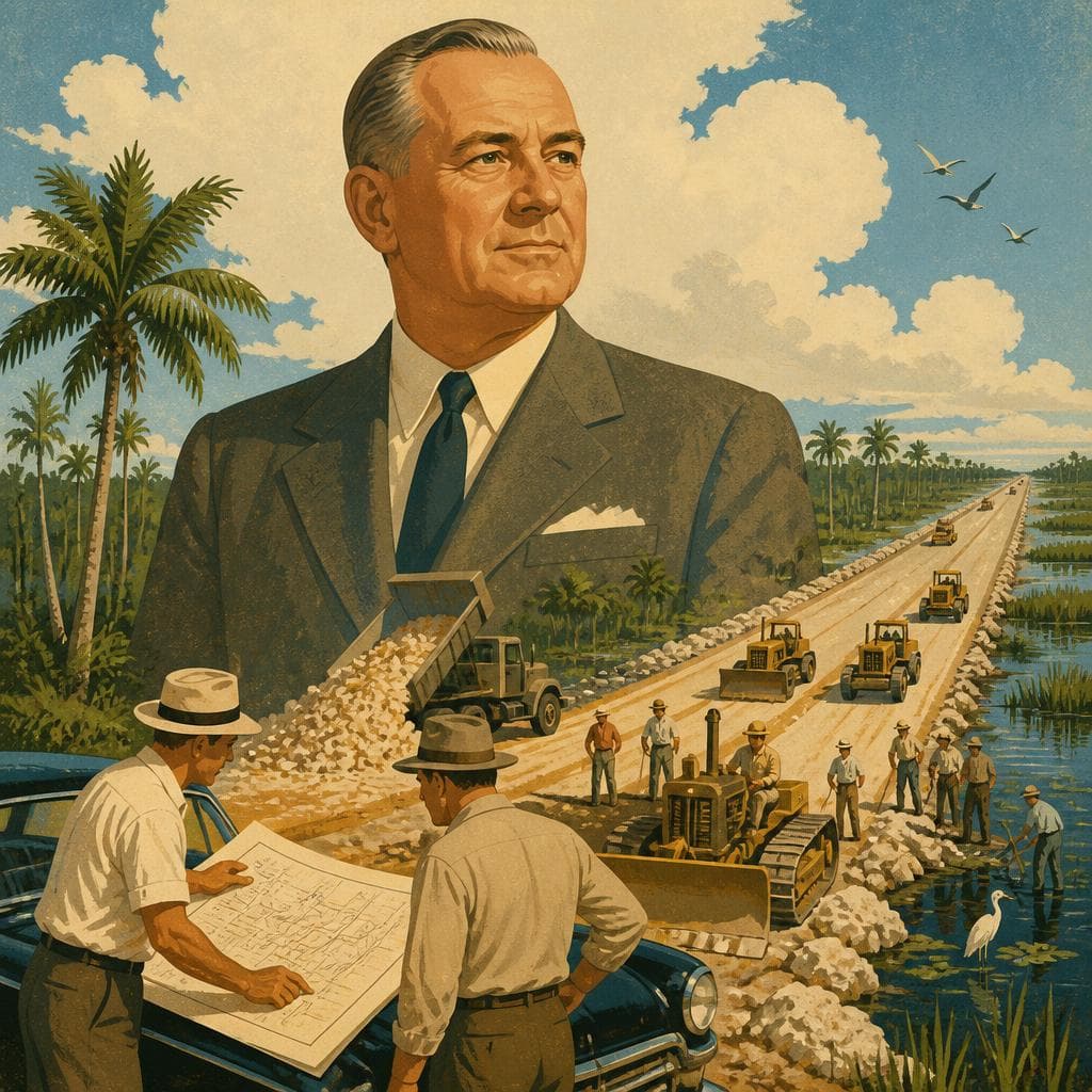 Cover art for The Man Behind the Road Across the Glades
