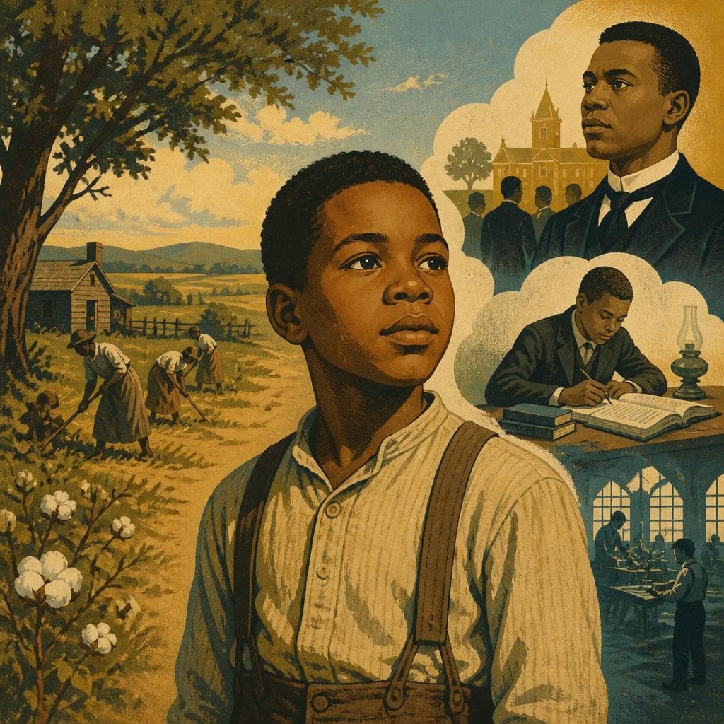 Cover art for Where Booker T. Washington’s Story Began
