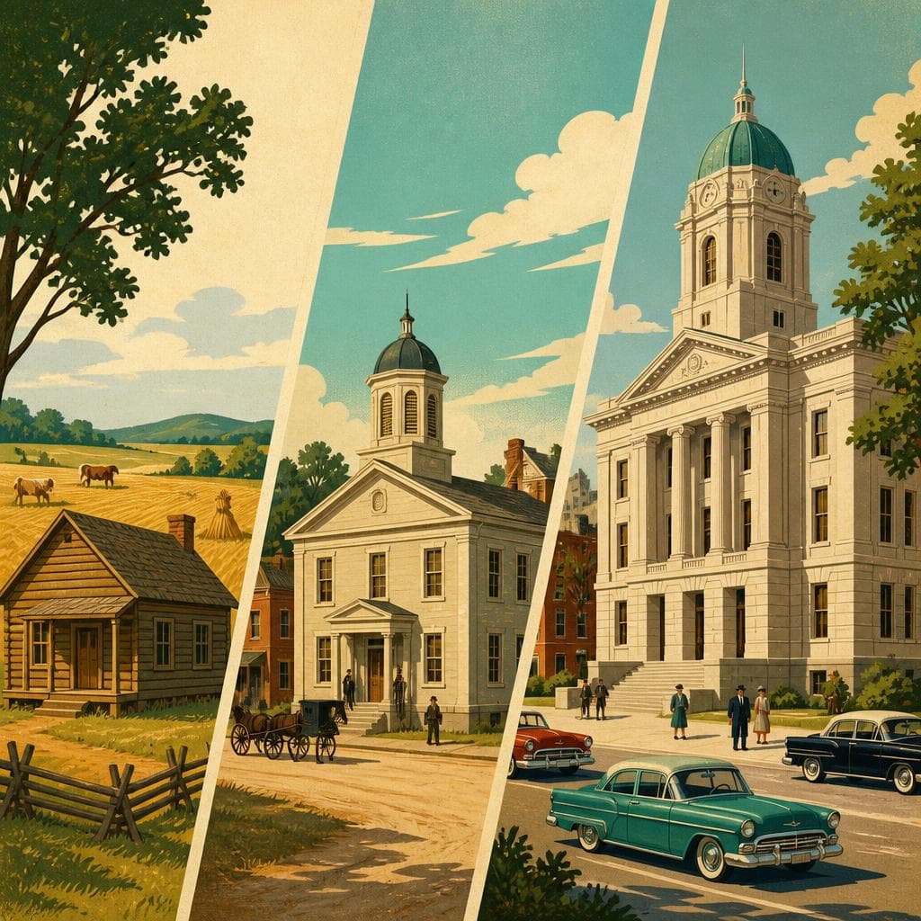 Cover art for How a Farm County Grew Into Its Courthouse
