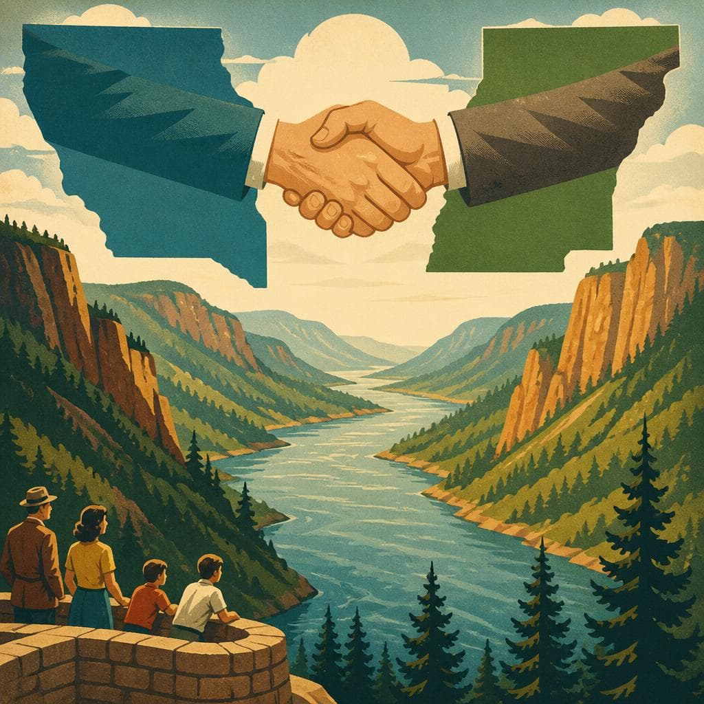 Cover art for When Two States Saved One Gorge