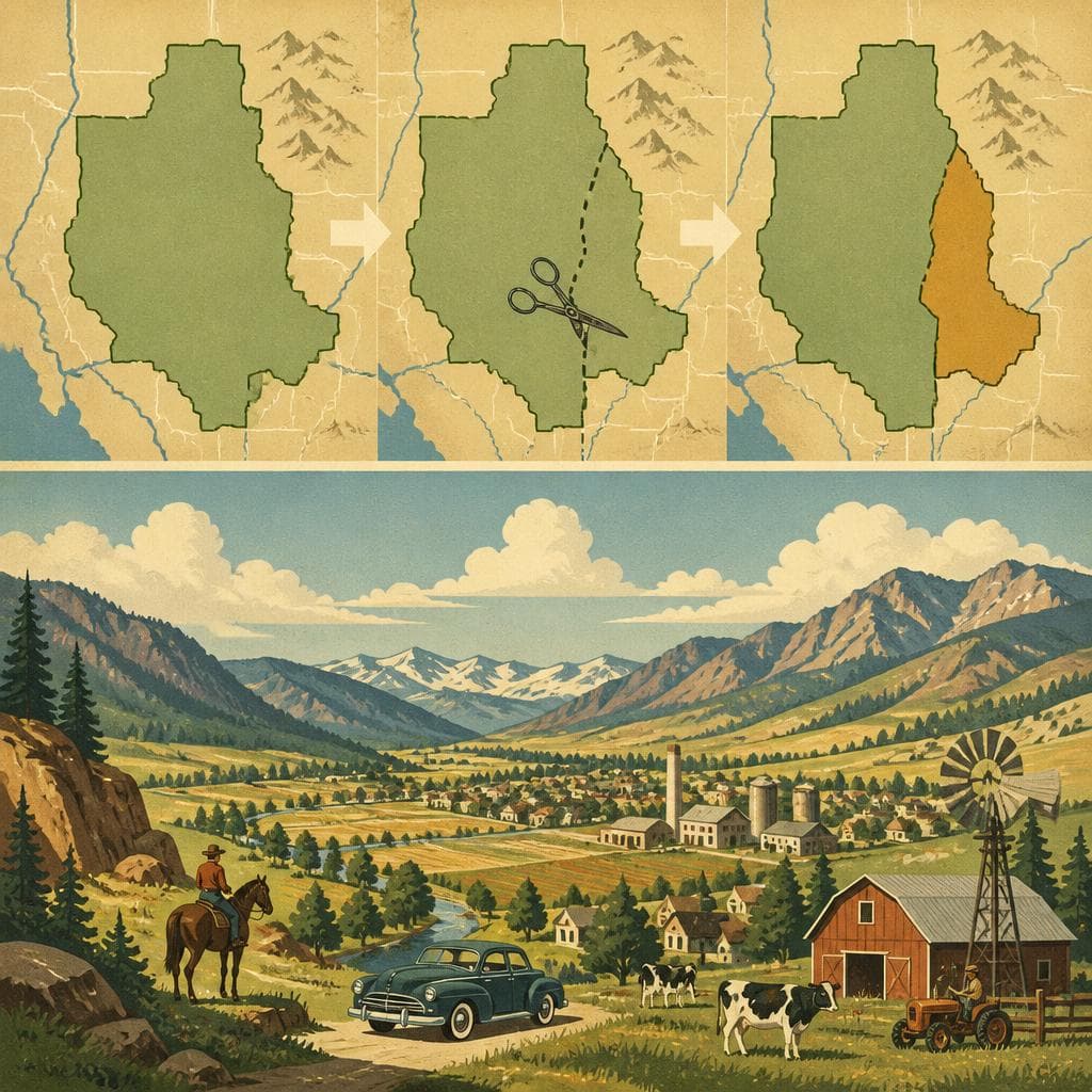 Cover art for Lines on a Map, Lives in a Valley