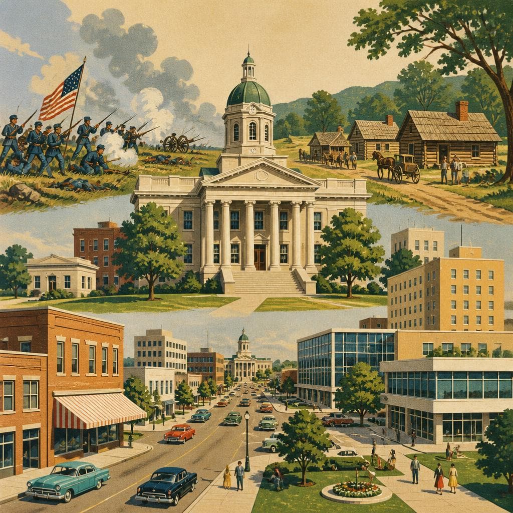Cover art for A Courthouse, a Battle Name, and a Town Called Lexington