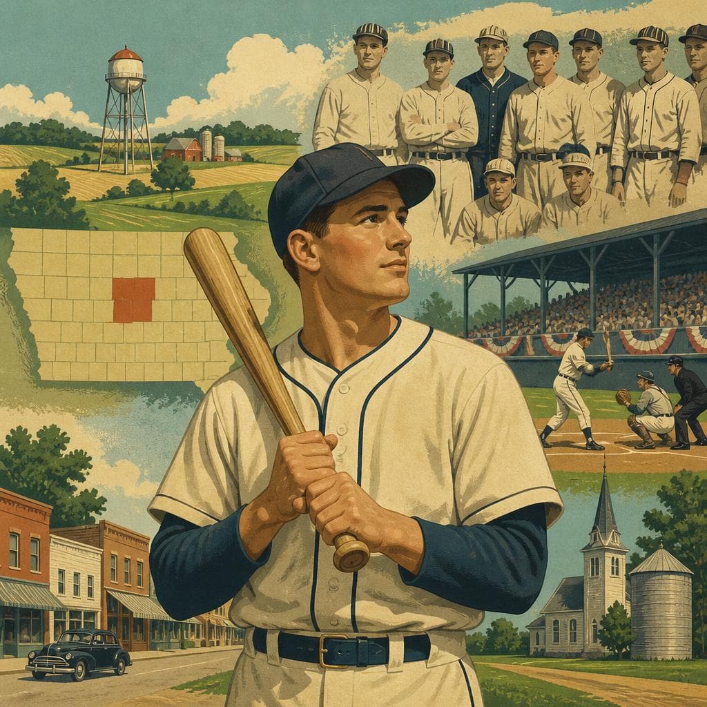 Cover art for A Small Iowa Town on Baseball’s Old Map