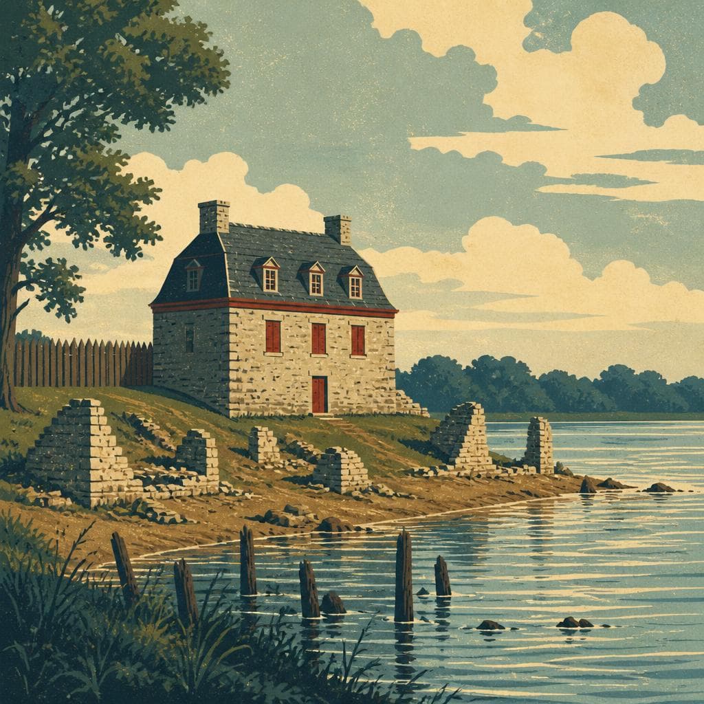 Cover art for What the River Left at Fort de Chartres