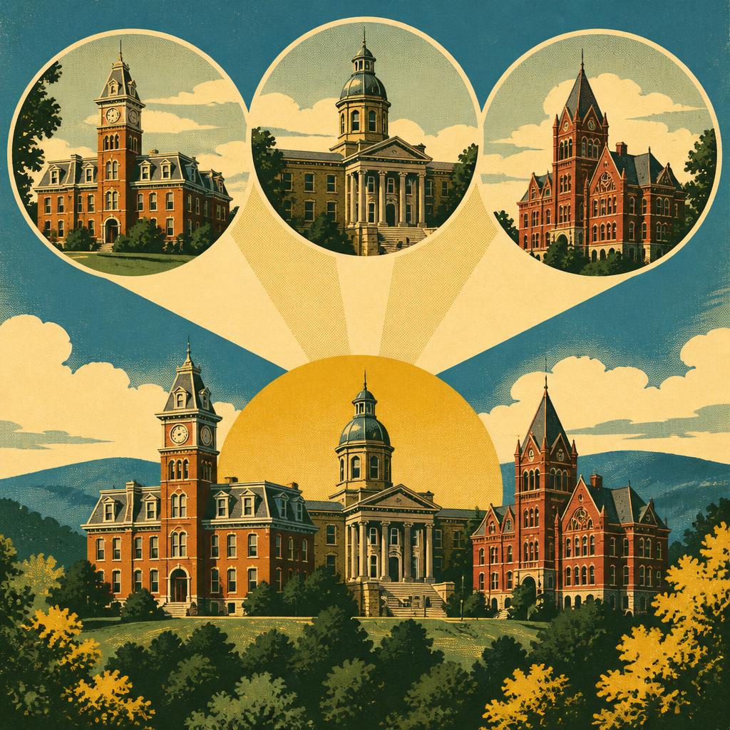 Cover art for The Circle That Became WVU’s Skyline