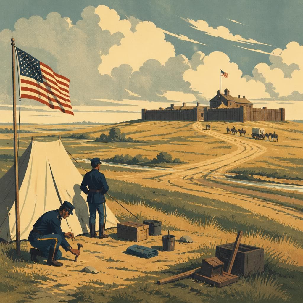 Cover art for Where Fort Larned First Tried to Stand