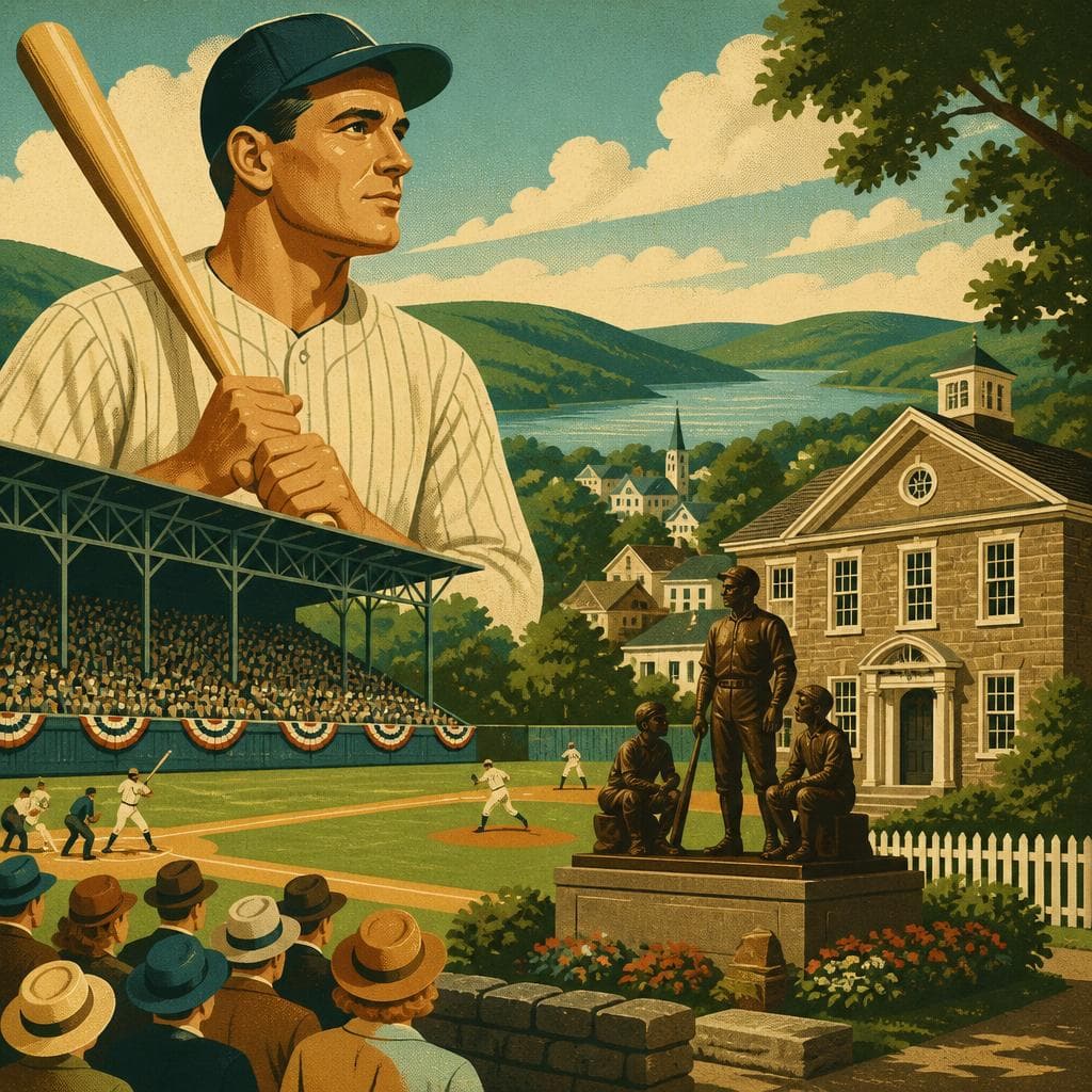 Cover art for When Cooperstown Built a Legend in Grass and Grandstands