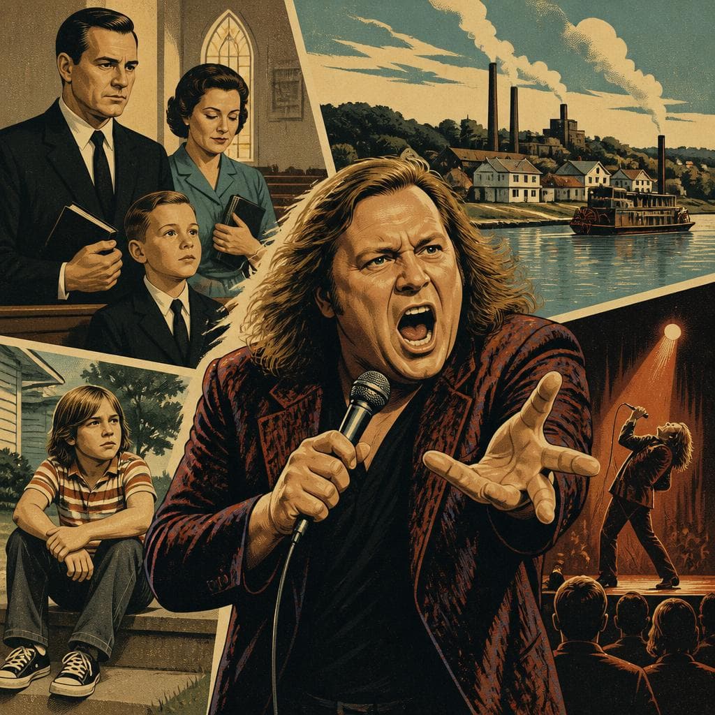 Cover art for Before the Shout: Sam Kinison in East Peoria
