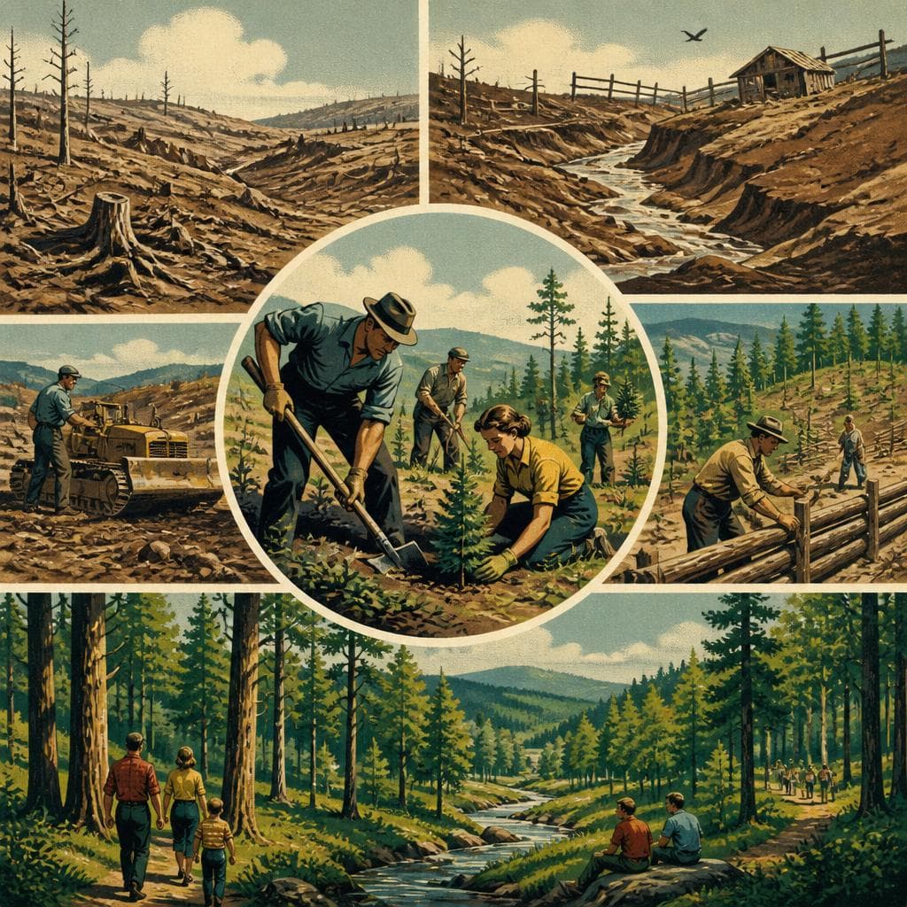 Cover art for How Worn-Out Land Became Pike County’s Public Forest