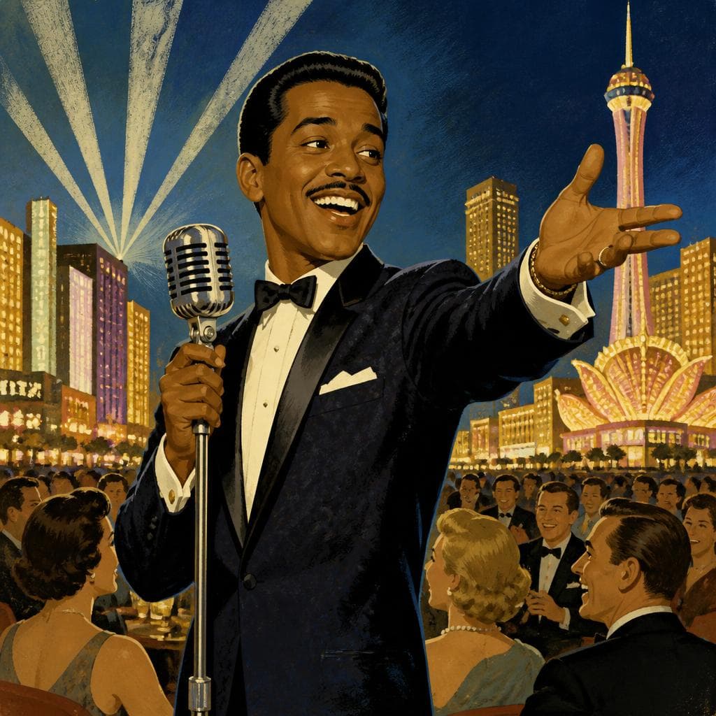 Cover art for Sammy Davis Jr. Lit the Strip