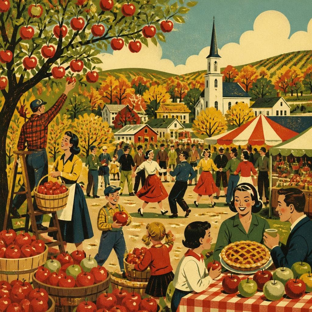 Cover art for When Apples Become a Town Celebration
