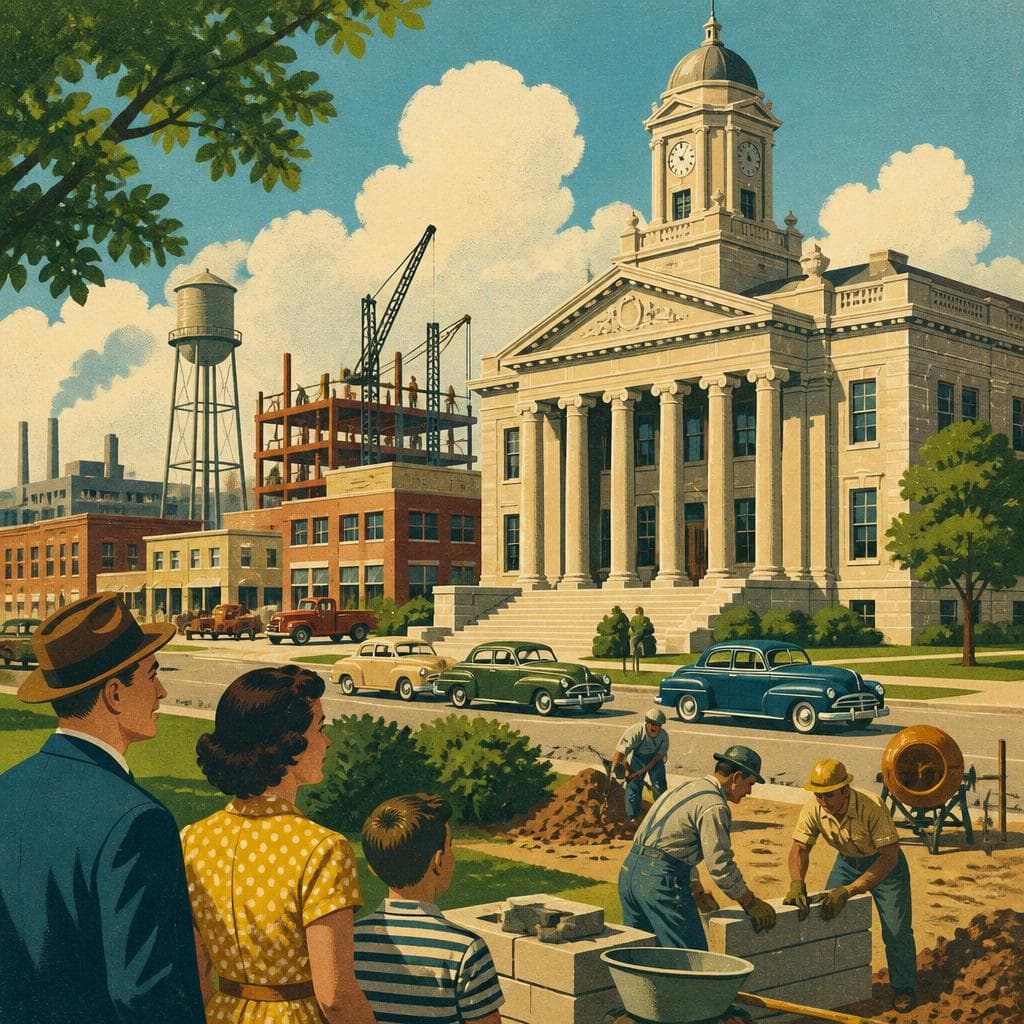 Cover art for A Small County Builds Big