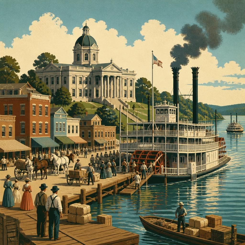 Cover art for When the River Chose the County Seat