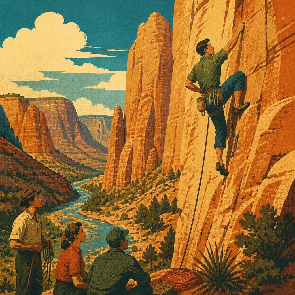 Cover art for Where Sandstone Turned a Gorge Into a Climbing World