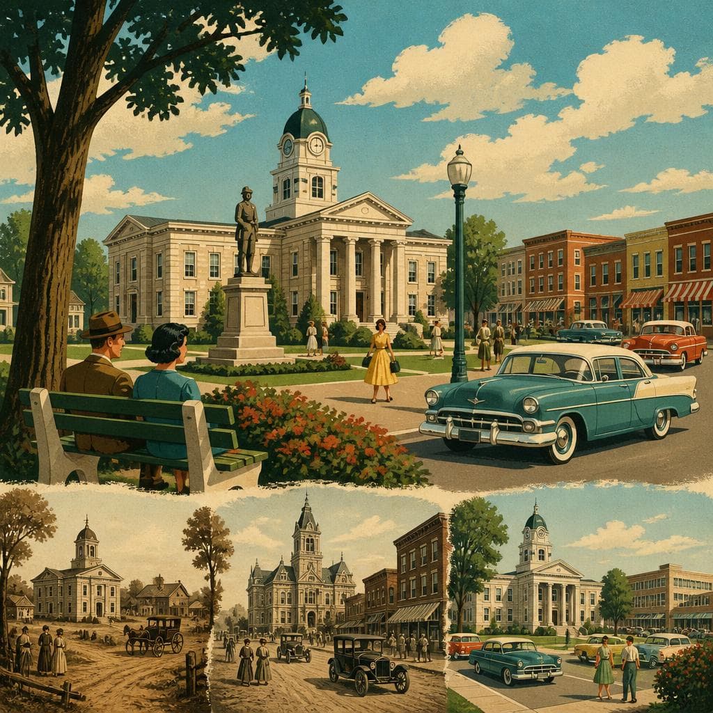 Cover art for Around the Square, Marion Grew Up