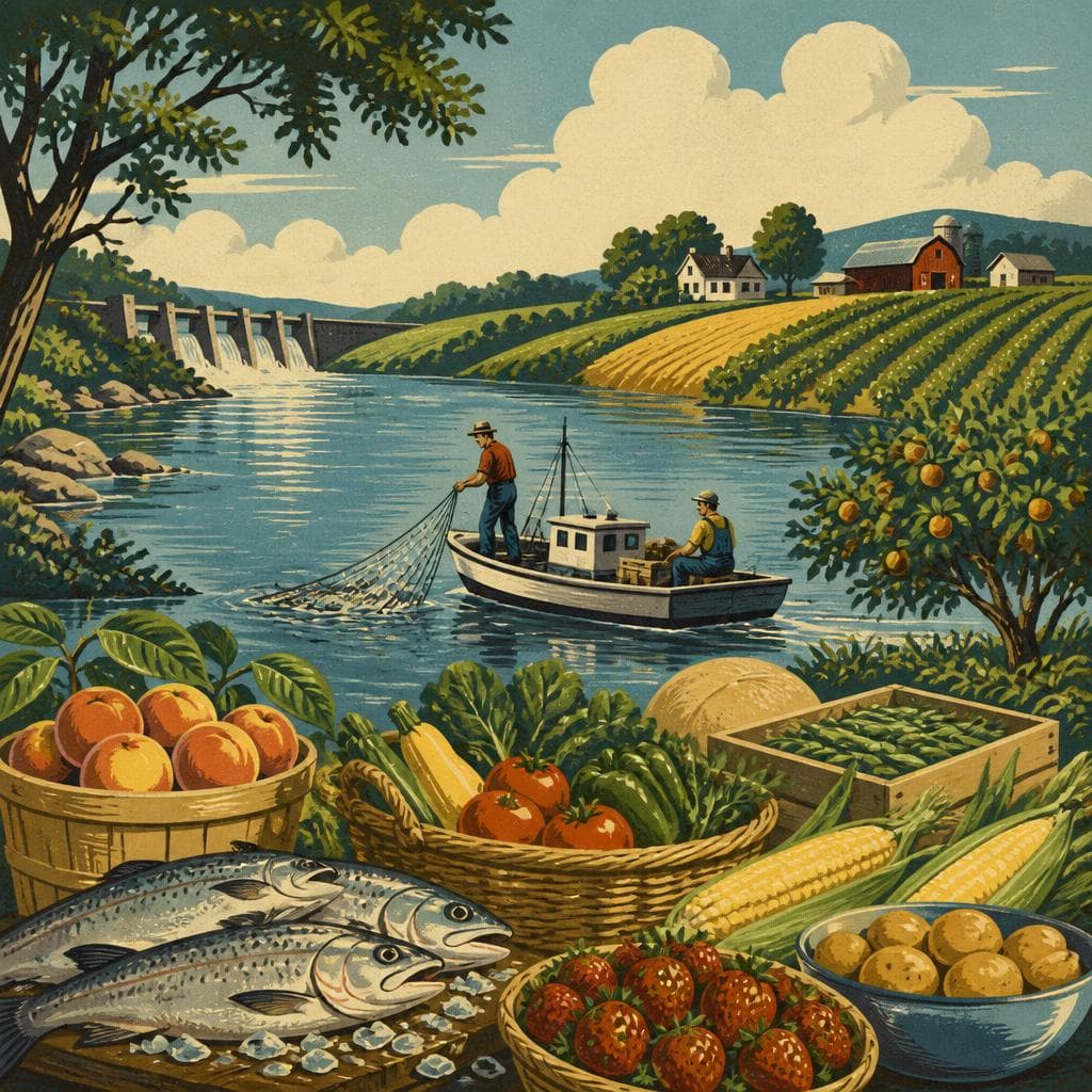 Cover art for Where the River Fed the Table
