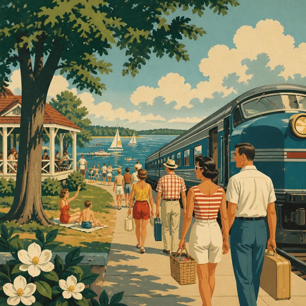 Cover art for When the Train Brought Summer to Lake Marion
