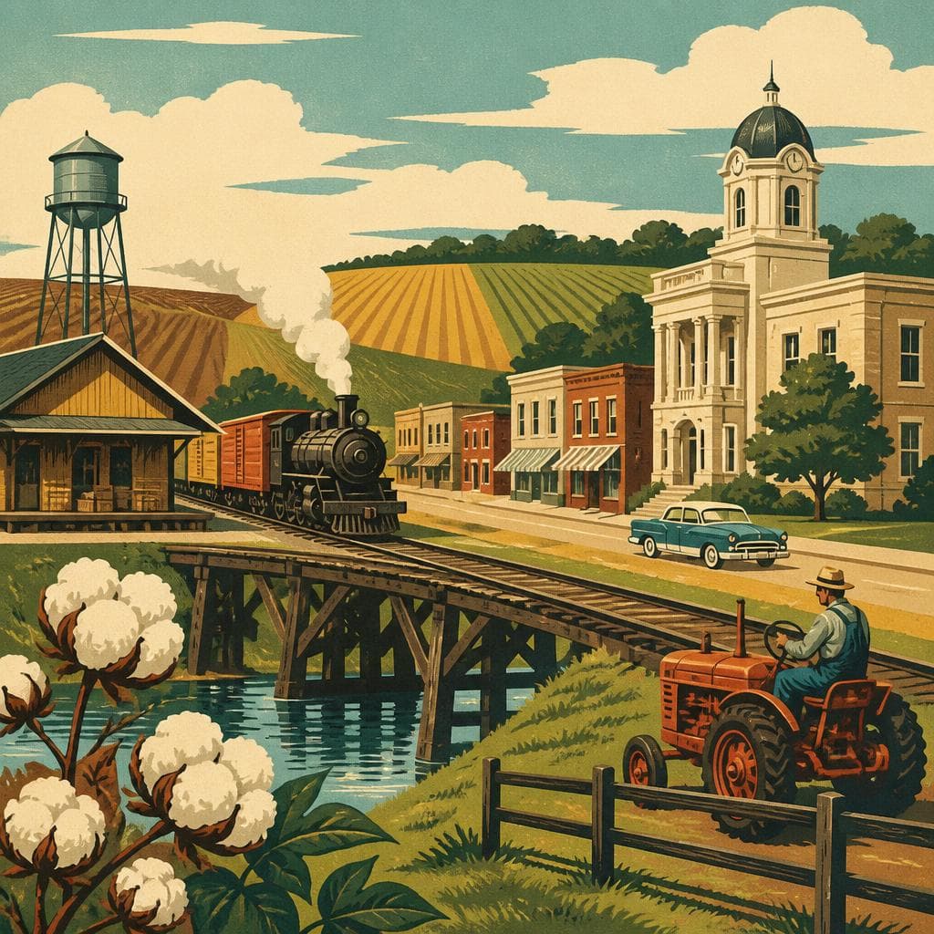 Cover art for Where the Tracks Made a Town