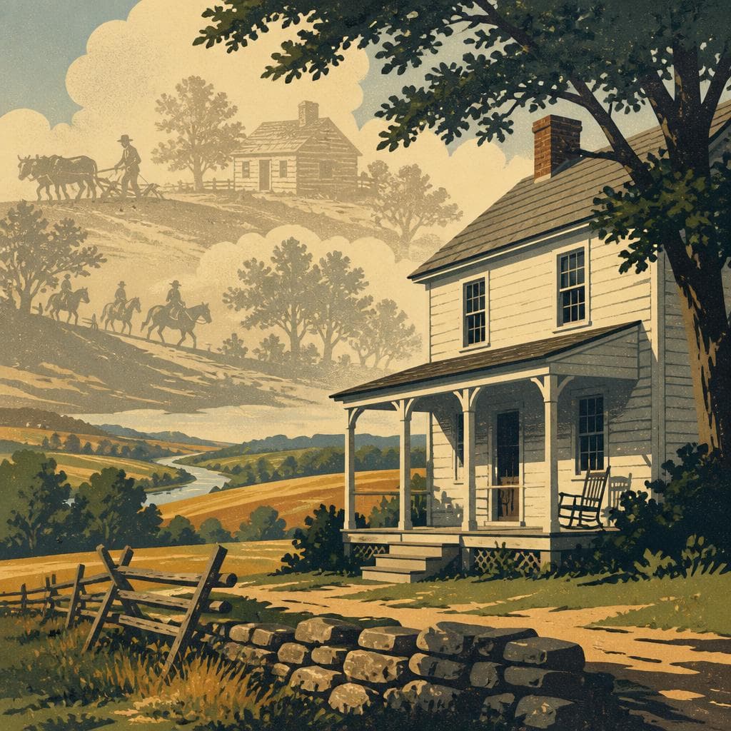 Cover art for A House at the Edge of County History