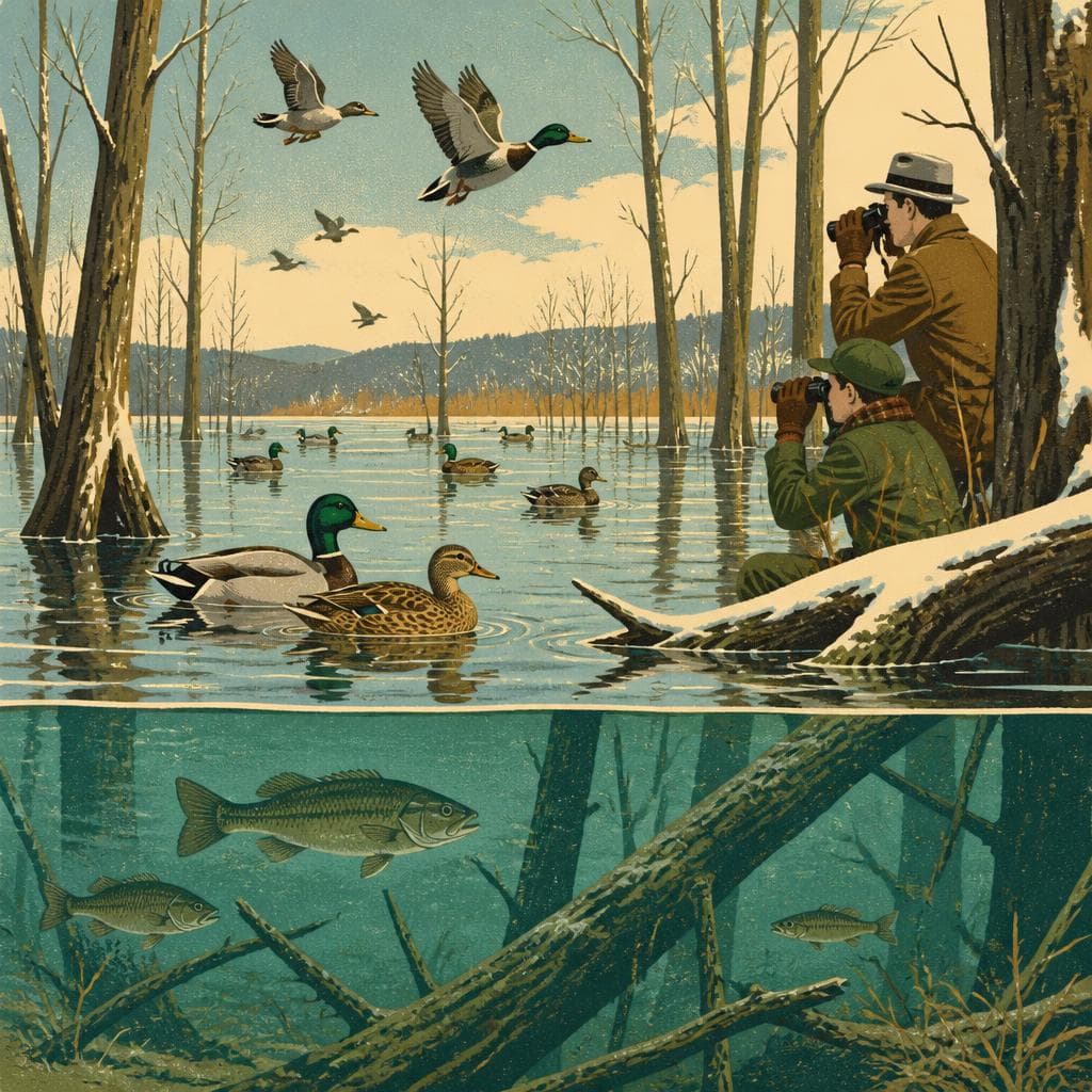 Cover art for When the Woods Fill and the Ducks Arrive
