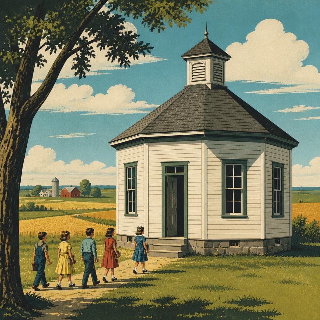 Cover art for When the Little Eight-Sided School Endured