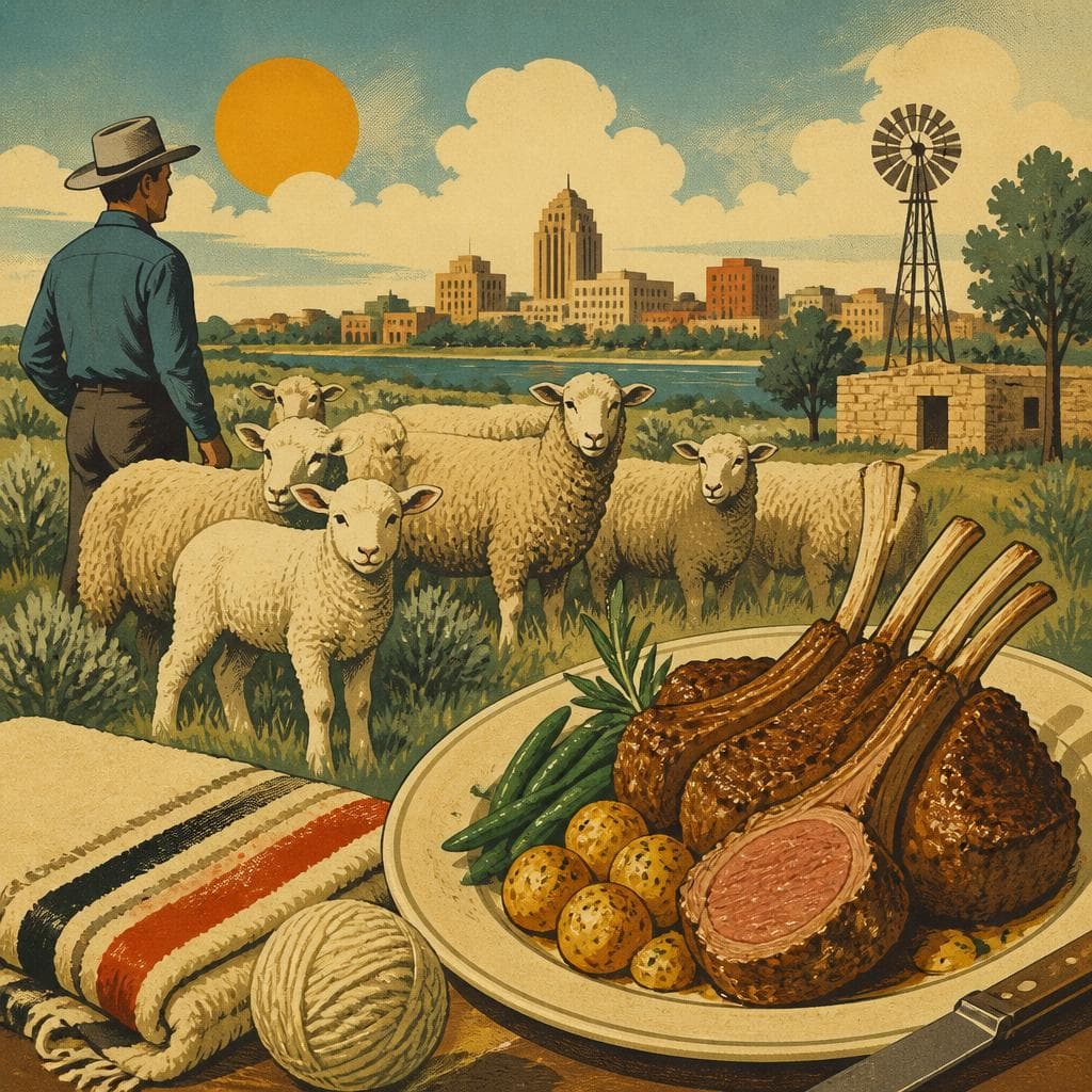 Cover art for Why Sheep Still Belong on San Angelo’s Table