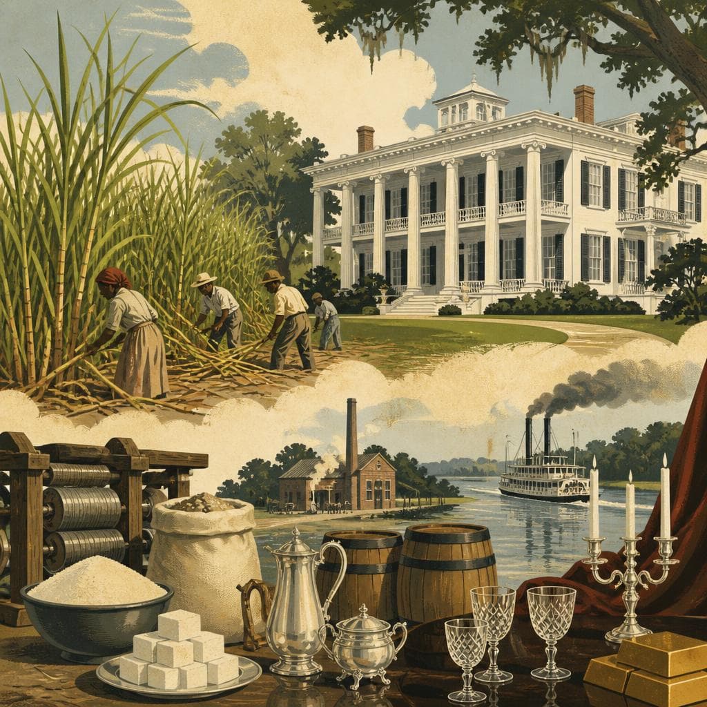Cover art for The Sugar Fortune Behind Nottoway