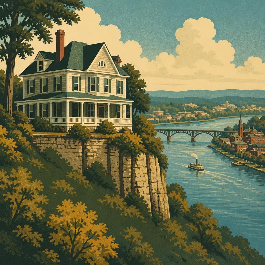 Cover art for A House Above the River, Holding a Town’s Ambition