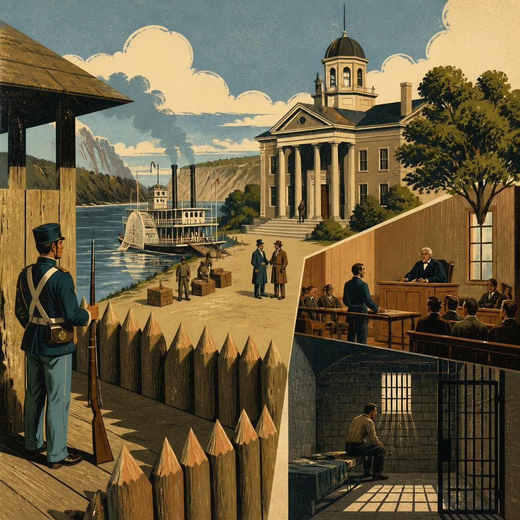 Cover art for Where the Fort Ended and the Court Began