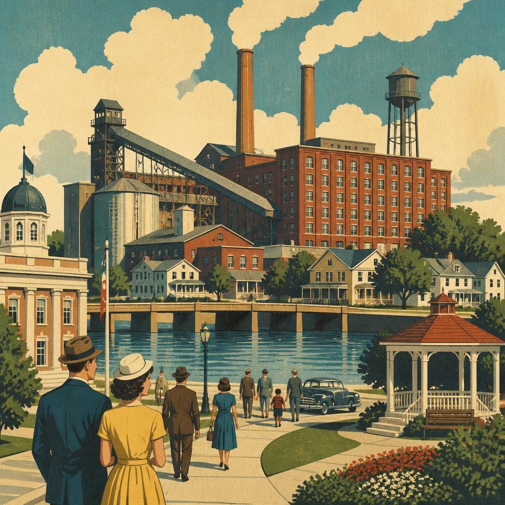 Cover art for Where the Mill Shaped the Town