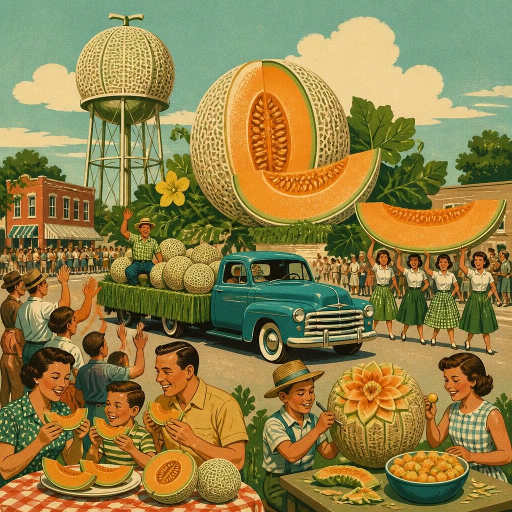 Cover art for When a Melon Town Throws Itself a Memory