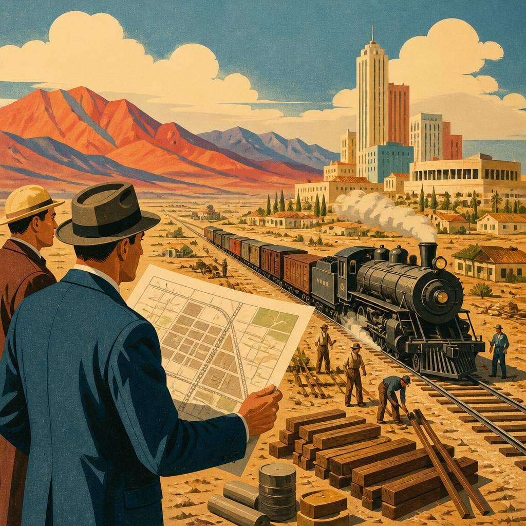 Cover art for When the Railroad Plotted Las Vegas
