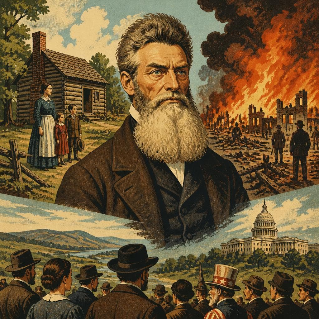 Cover art for Where Osawatomie Burned, John Brown Endured