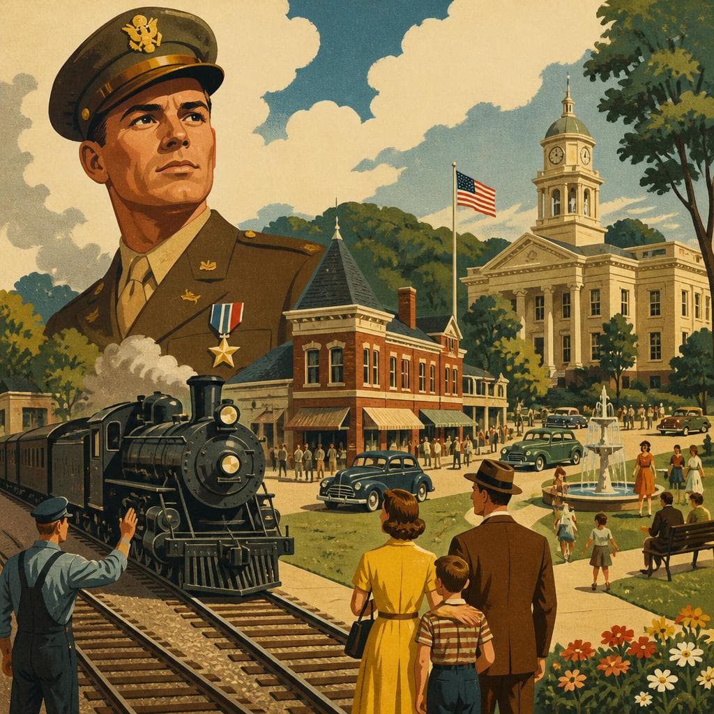 Cover art for Where a War Hero’s Name Met the Rails