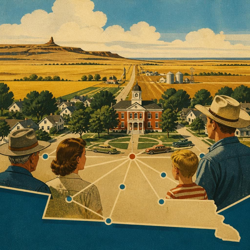 Cover art for Why a Tiny Village Holds Banner County Together