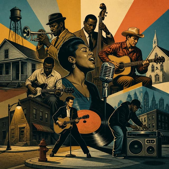 Cover art for the American Music: Birthplaces of Sound collection