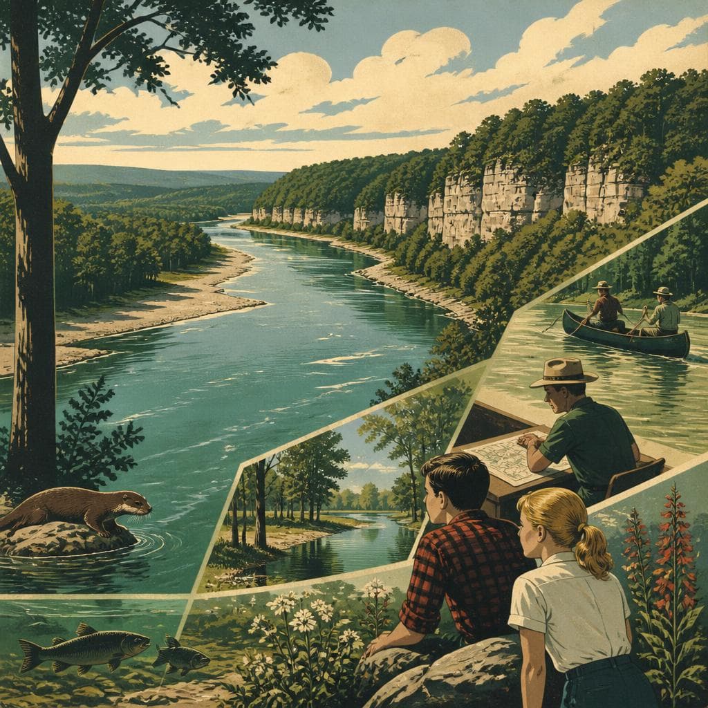 Cover art for The River That Stayed a River