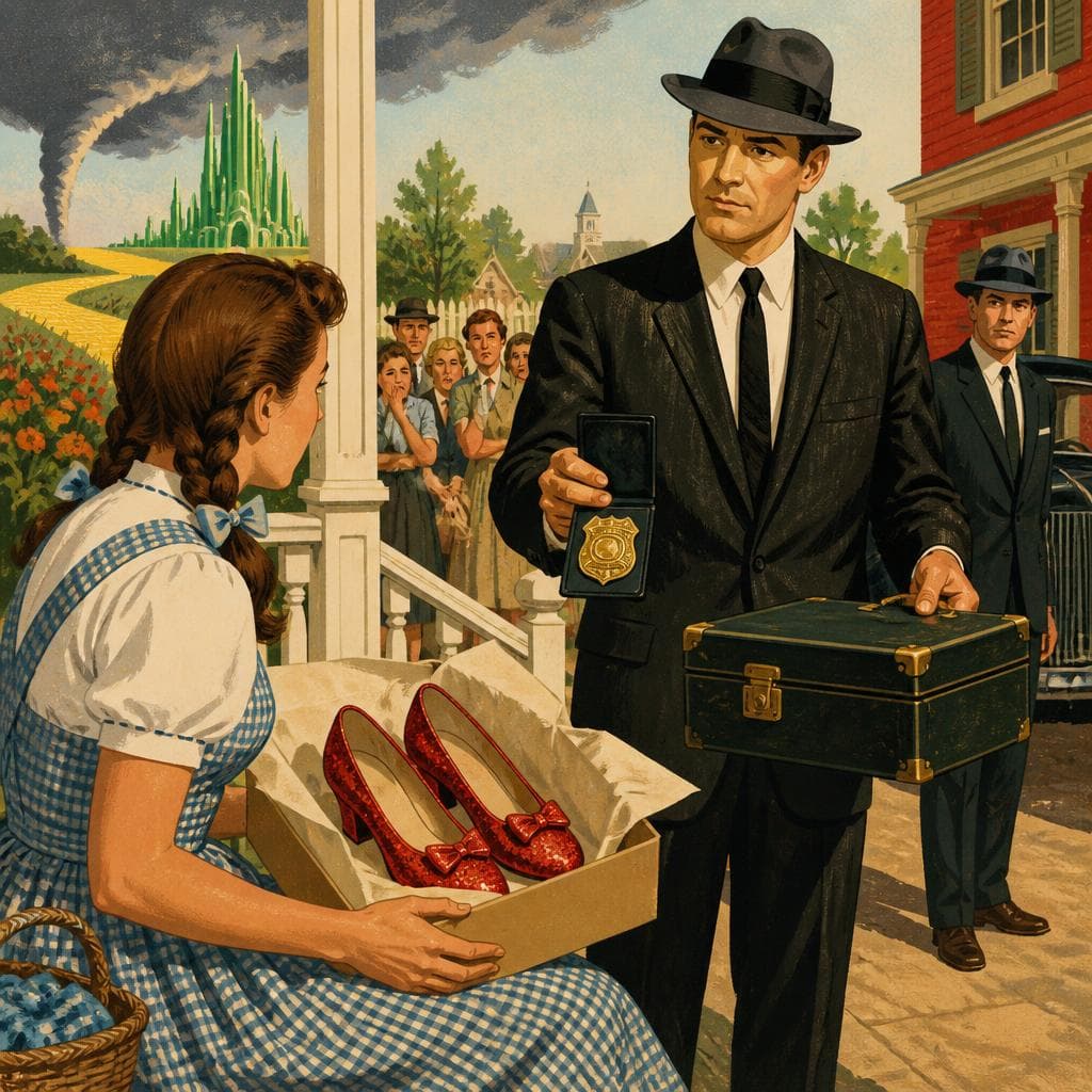 Cover art for When Dorothy’s Slippers Came Back